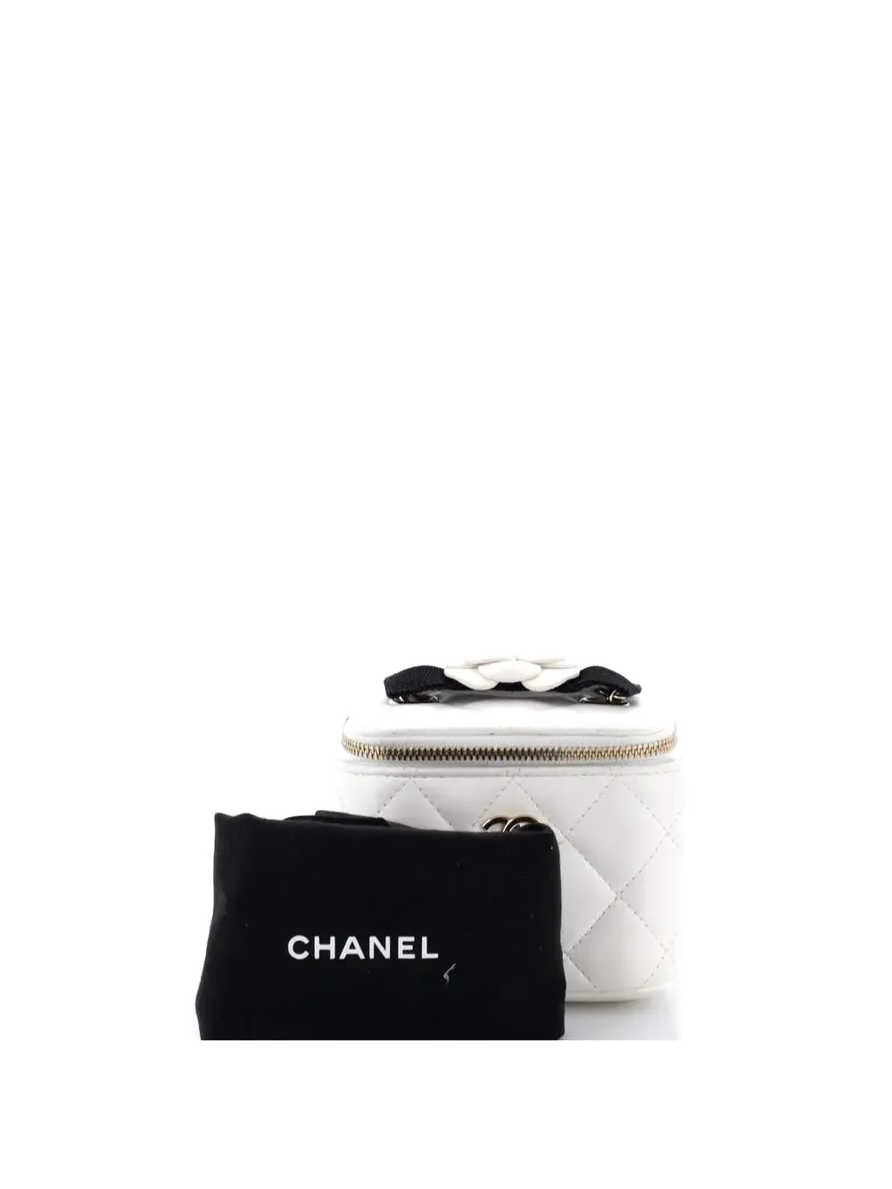 Chanel Camellia Bow Vanity Case With #292107C27B